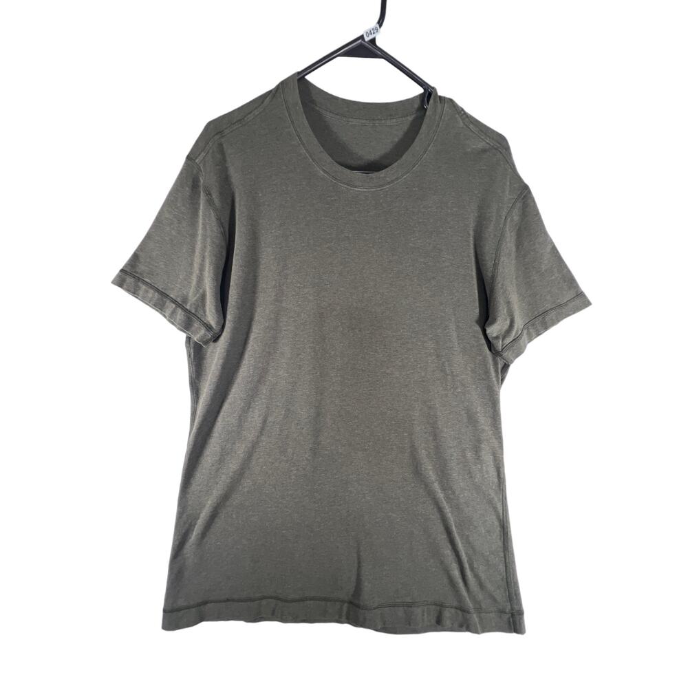 Lululemon Men's Soft Jersey S/S Legacy Green Size XL Workout Running Activewear